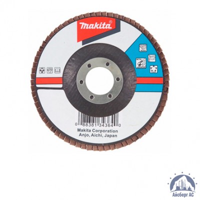 Круг лепестковый КЛТ 125х22 мм, P40, Makita, D-27280 купить в Калининграде